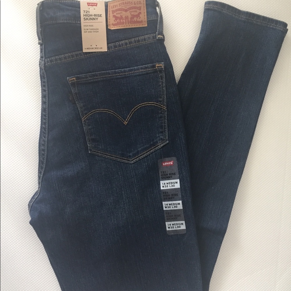 Levi’s 721 High-Rise skinny size 14 medium